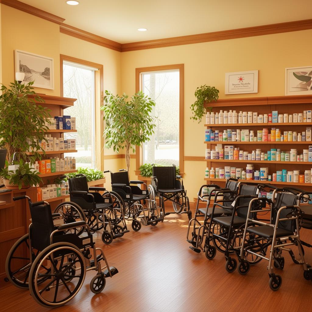 Family Medical Supply showroom interior